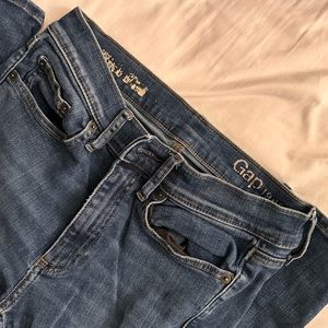 Gap dark rise jeans